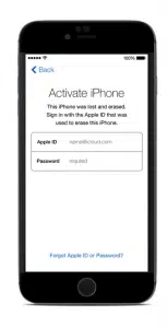 erased phone