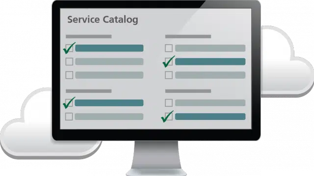 service catalogue diagram
