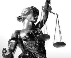 Justice statue